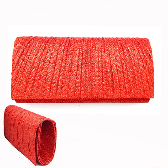 RED CLUTCH PURSE ( 6137 RED )