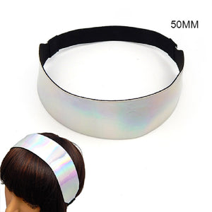 2" Elastic Silver Holographic Headband ( 3018 )