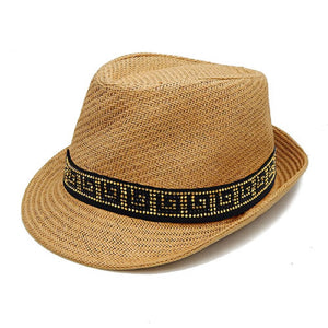 KHAKI HAT BLACK GOLD STONES GREEK ( 3419 KHGDGRK )