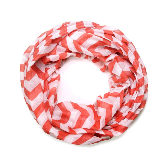 CORAL INFINITY SCARF ( 4051 CORAL )