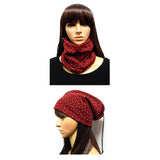 RED AB STONE NECK GAITER FACE COVER ( 5120 REDAB ) - Ohmyjewelry.com
