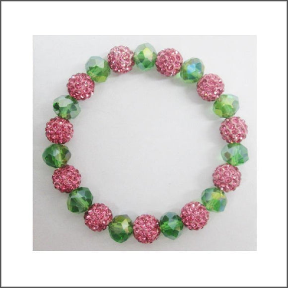 Chevron Pink Green Loom woven Glass Toho Seed Bead Bracelet stainless steel  | eBay