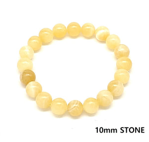 YELLOW GEMSTONE STRETCH BRACELET ( MB2503 10HJ )