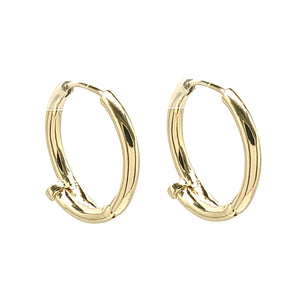 GOLDL HOOP EARRINGS ( 8179 G )