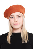 STRETCHY SOLID CLAY BERET ( 0011 ) - Ohmyjewelry.com