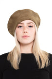 STRETCHY SOLID OLIVE GREEN BERET ( 0011 ) - Ohmyjewelry.com