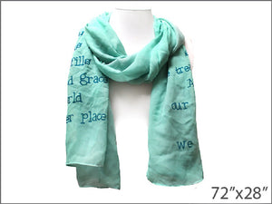 MINT SCARF FRIENDSHIP ( 0014 MNT )