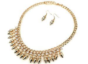 GOLD NECKLACE SET ( 1208 GDCRY )