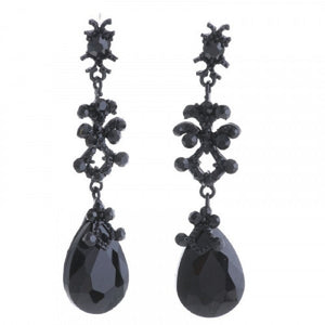 BLACK DANGLING EARRINGS ( 2357 BK )