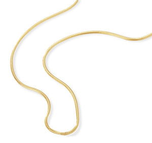 30" GOLD SNAKE CHAIN NECKLACE ( 6143 30 G )
