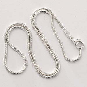 20" SILVER SNAKE CHAIN NECKLACE ( 6143 20 S )